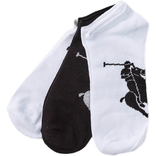 Big Pony Strumpor 3-pack Vita
