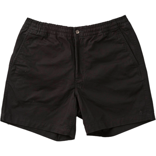 6-tums polo Prepster stretch chino kort piké svart