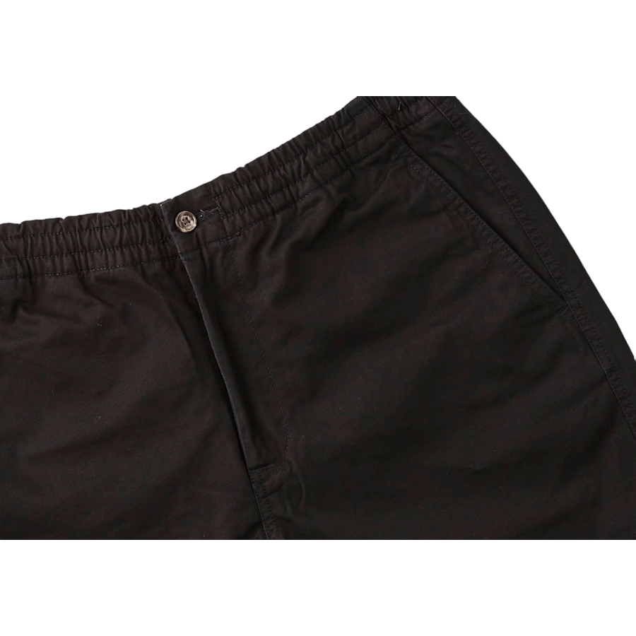 6-tums polo Prepster stretch chino kort piké svart
