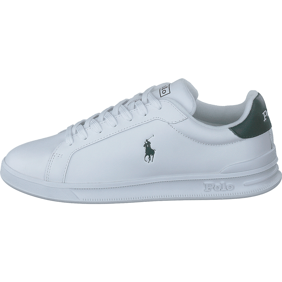 Heritage Court II Leather Sneaker White / College Green PP