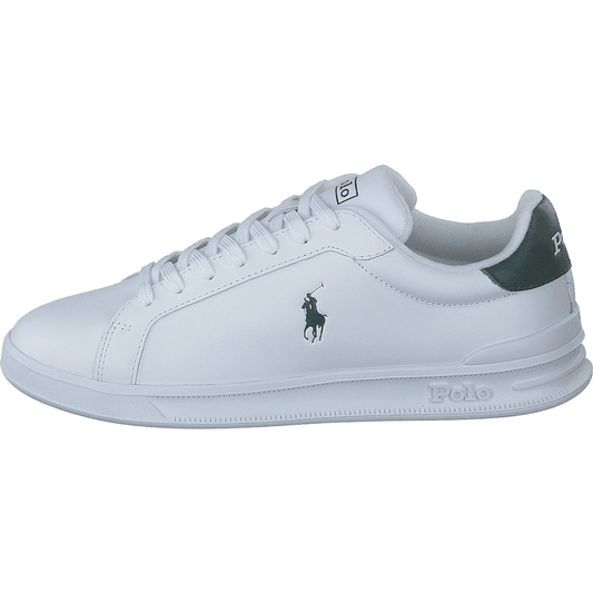 Heritage Court II Leather Sneaker White / College Green PP