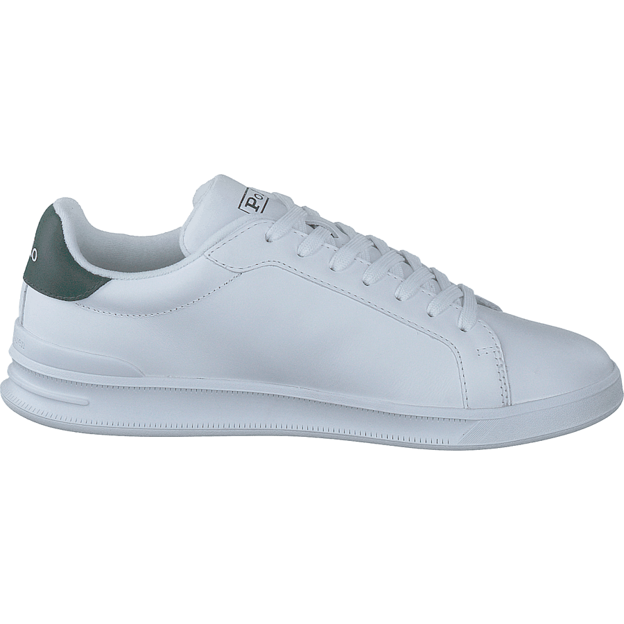 Heritage Court II Leather Sneaker White / College Green PP