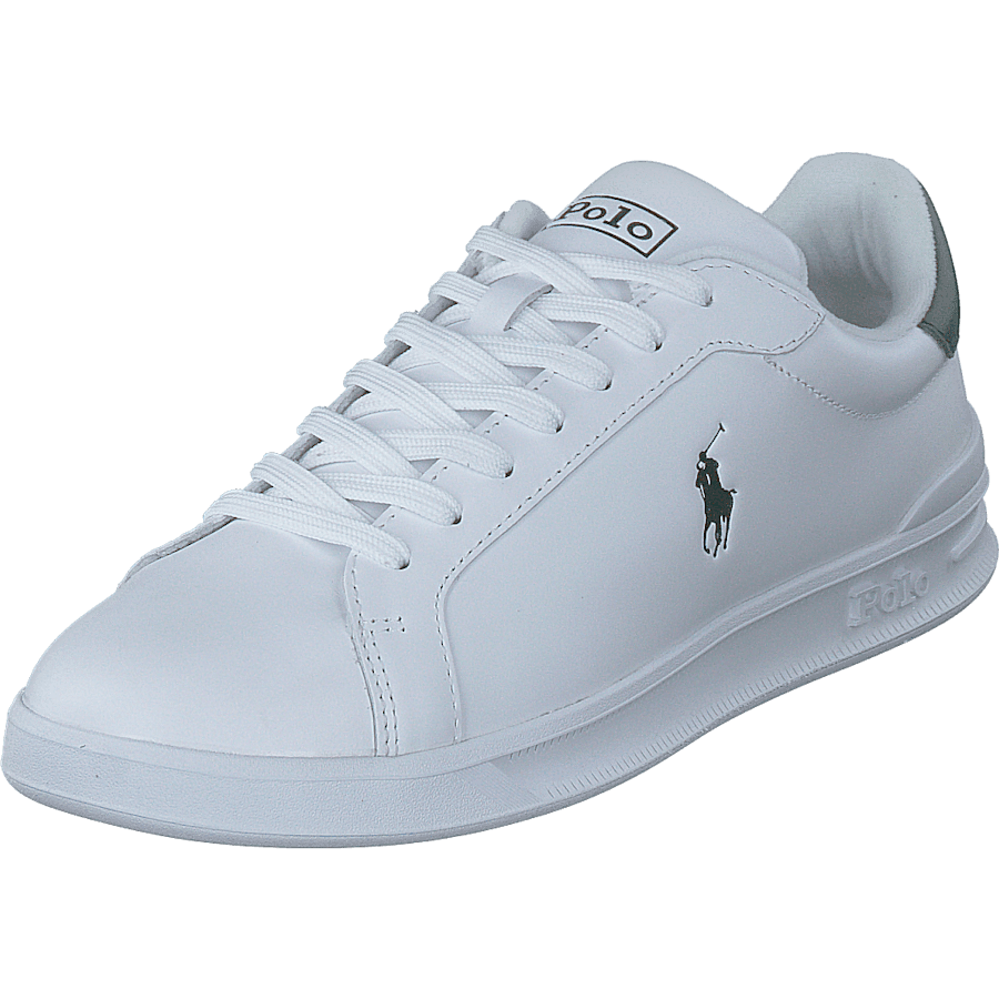 Heritage Court II Leather Sneaker White / College Green PP