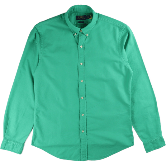 Slim Fit Garment-Dry Oxford-skjorta Cabo Green