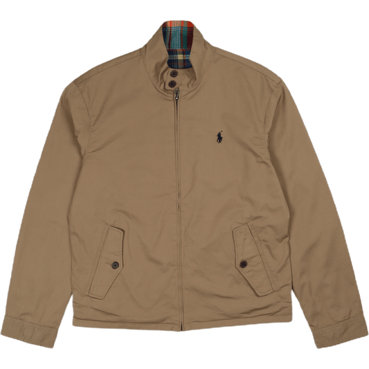 Reversible Chino-Madras Jacket Madras/Luxury Tan