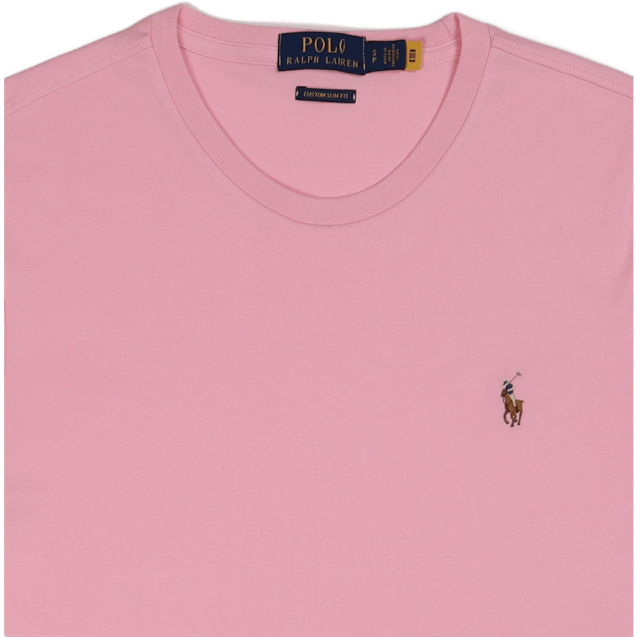 Anpassad Slim Fit Mjuk Bomulls-T-shirt Carmelrosa