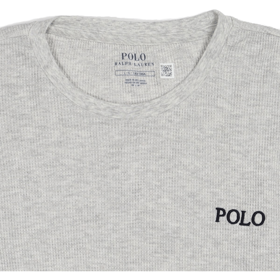 Waffle-Knit Sleep Shirt English Heather