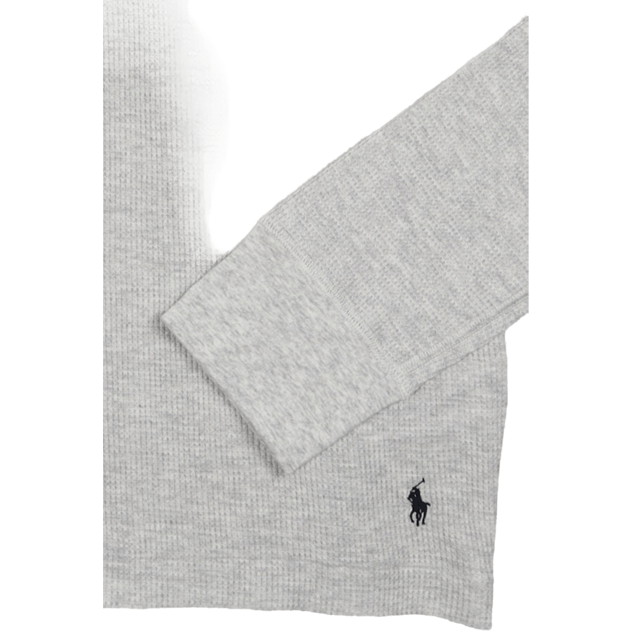 Waffle-Knit Sleep Shirt English Heather