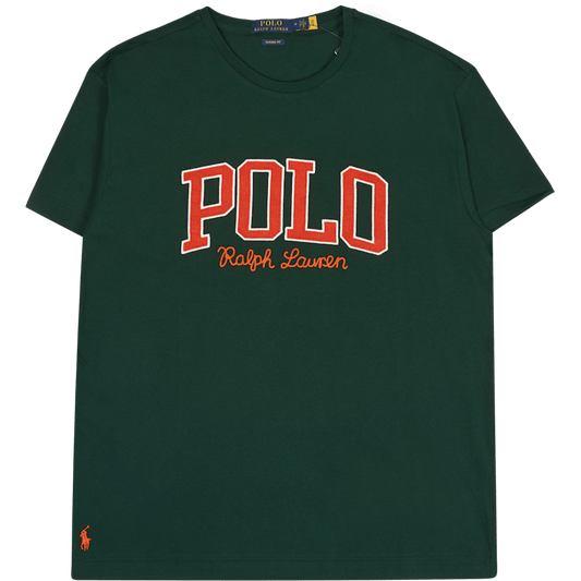Klassisk passform Logo Jersey T-shirt Grön