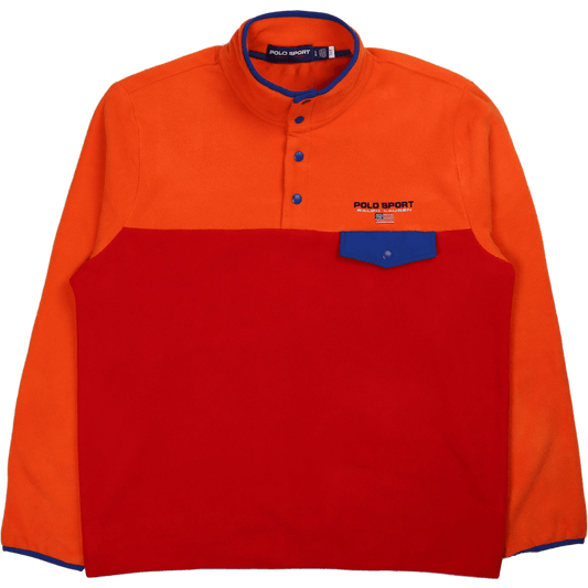 Polo Sport Fleece Tröja Kust Orange Multifärgad
