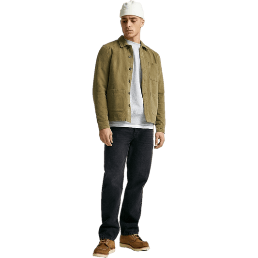 Favorit Twill Overshirt Armégrön