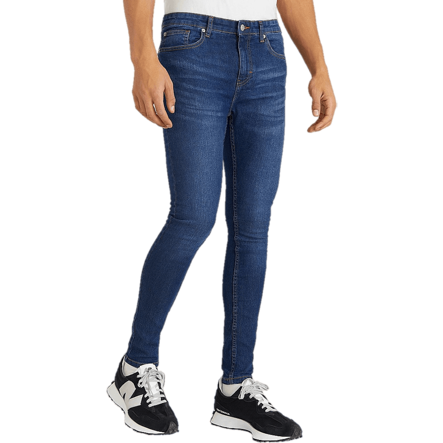 Super Skinny Jeans Mellanblå