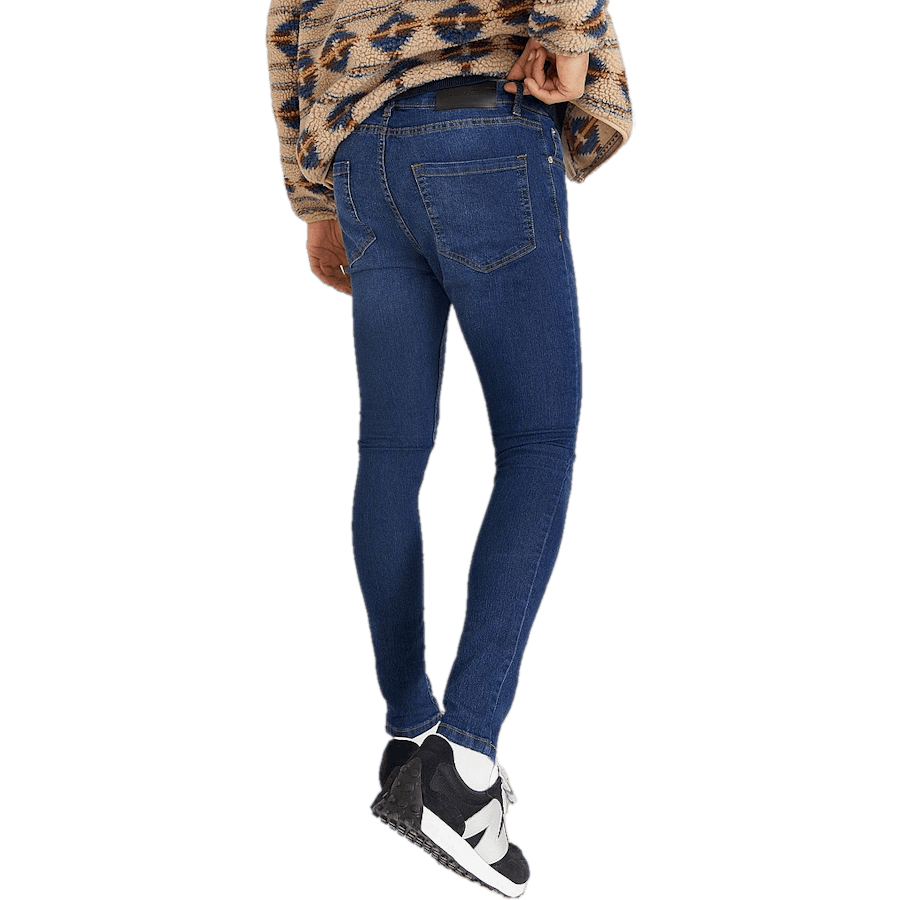 Super Skinny Jeans Mellanblå