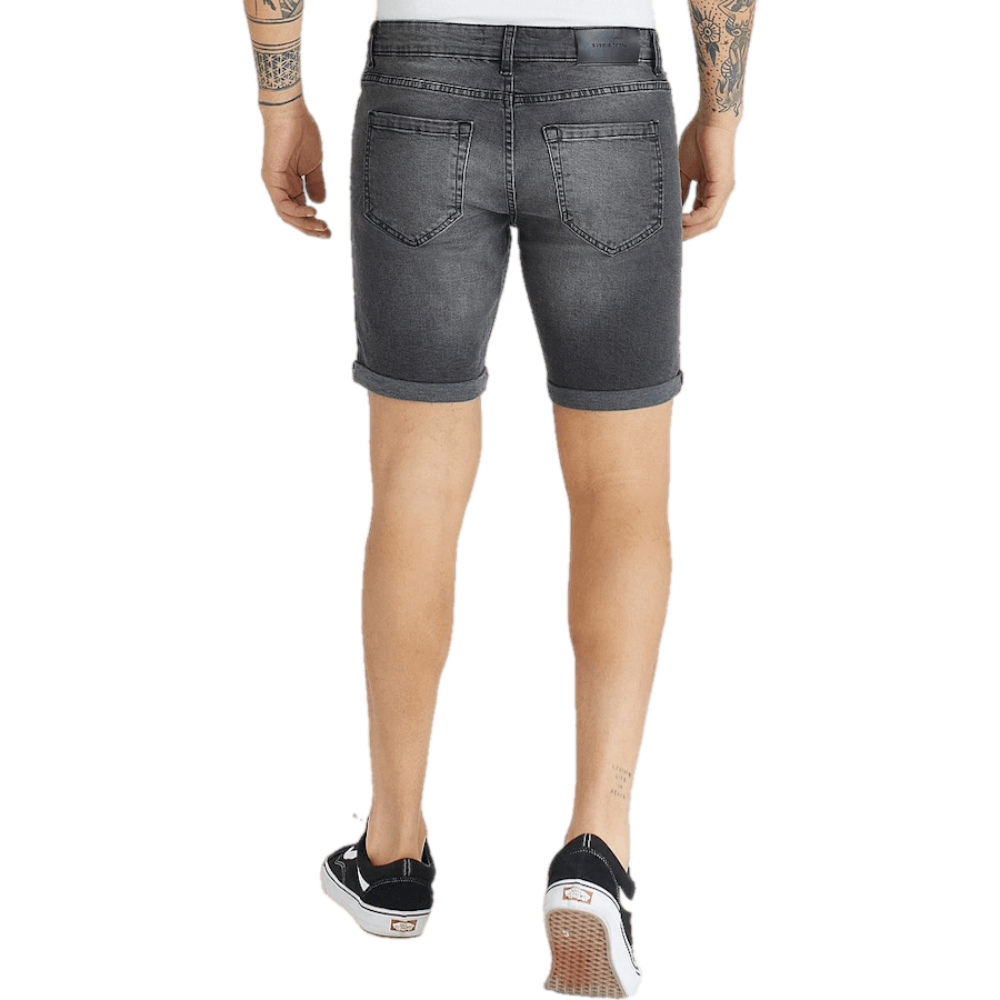 Slim Fit Shorts Black Wash