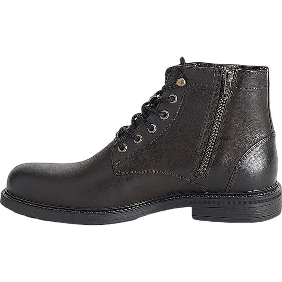 Lace Boot Brown Leather