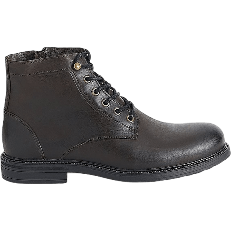Lace Boot Brown Leather