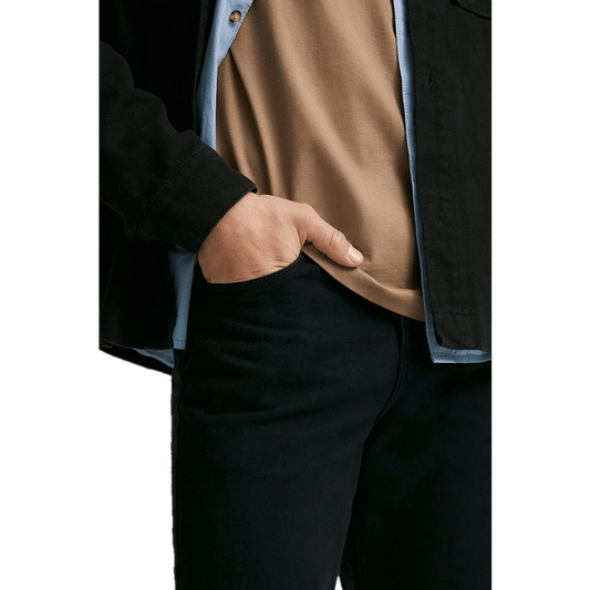 Regular Tapered Twill Black