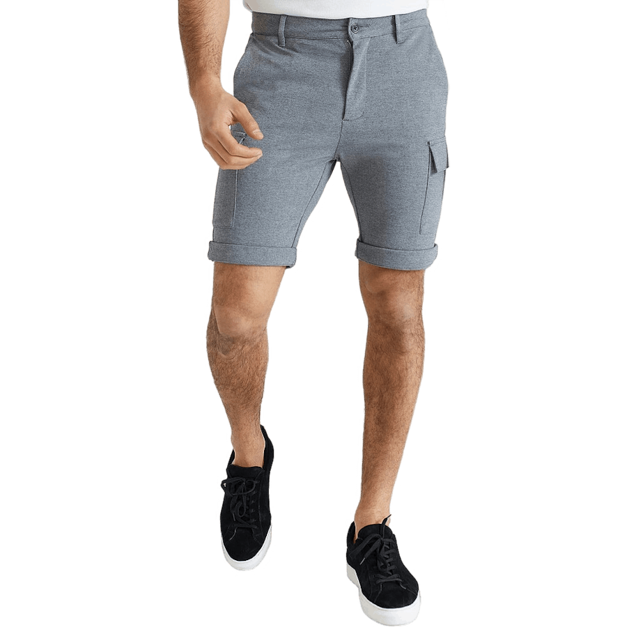 Mjuka Cargo Shorts Grå