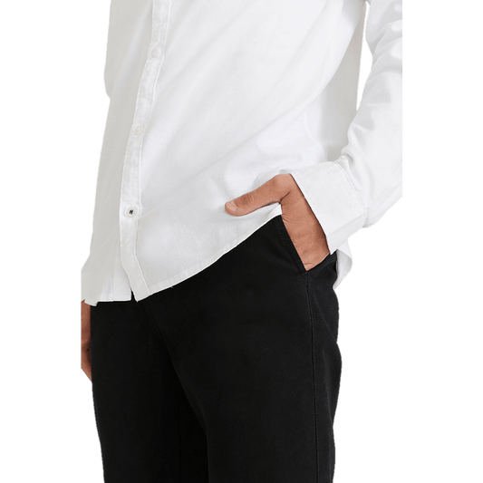 Skinny Cropped Chino Black