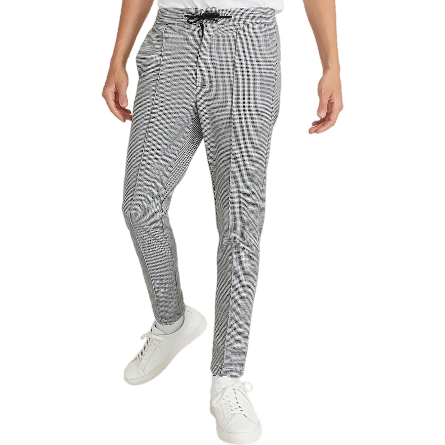 Soft Skinny Trousers Black/white