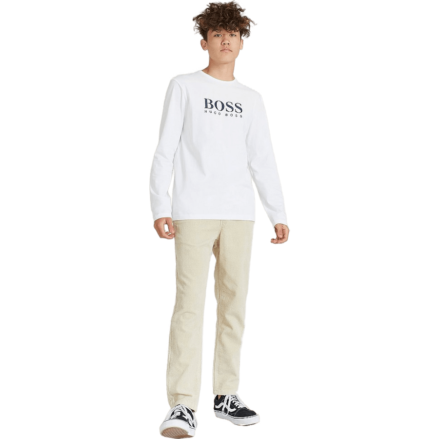 Regular Cord Trousers Light Sand