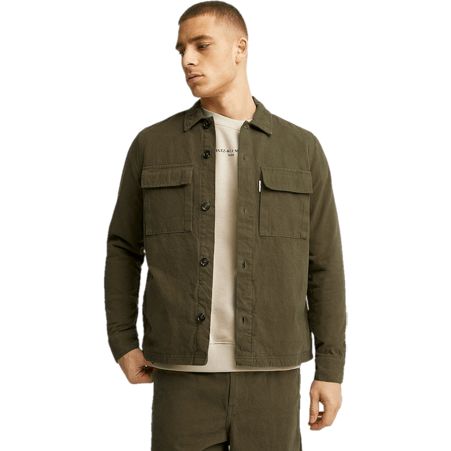Studio Total Utility Overshirt Dk
