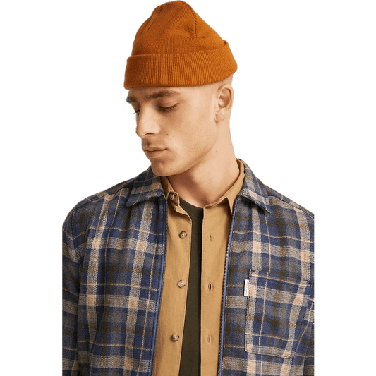 Dragkedja Rutig Overshirt Blå Rutig