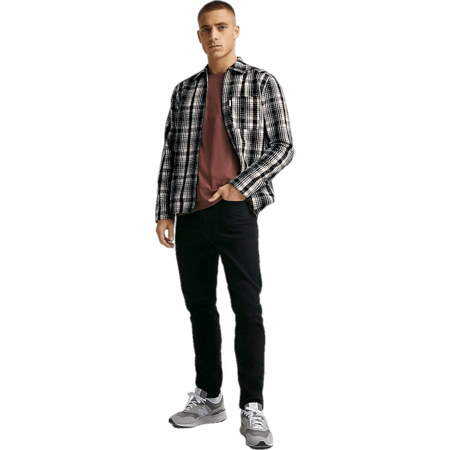 Studio Total Zip Check Overshirt