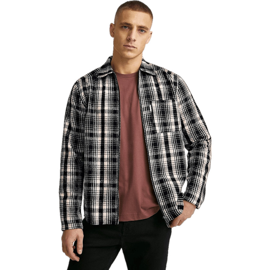 Studio Total Zip Check Overshirt