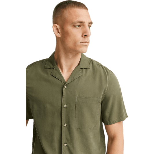 Icon Tencel Ss Olivgrön