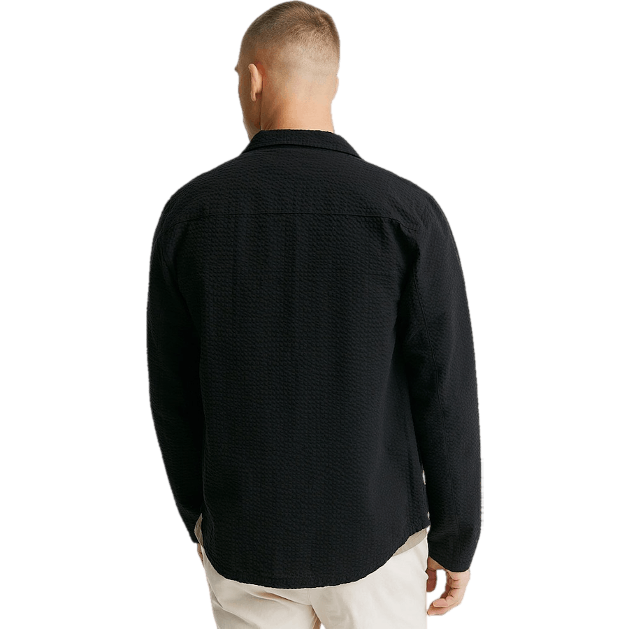 Studio Total Seersucker Zip Overshirt