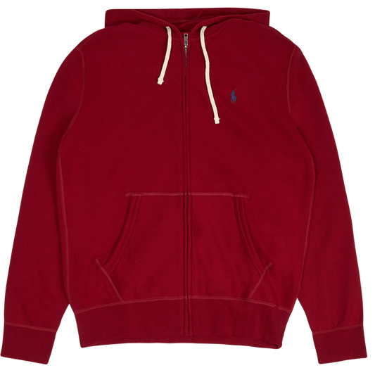 RL Fleece Heldragkedjetröja