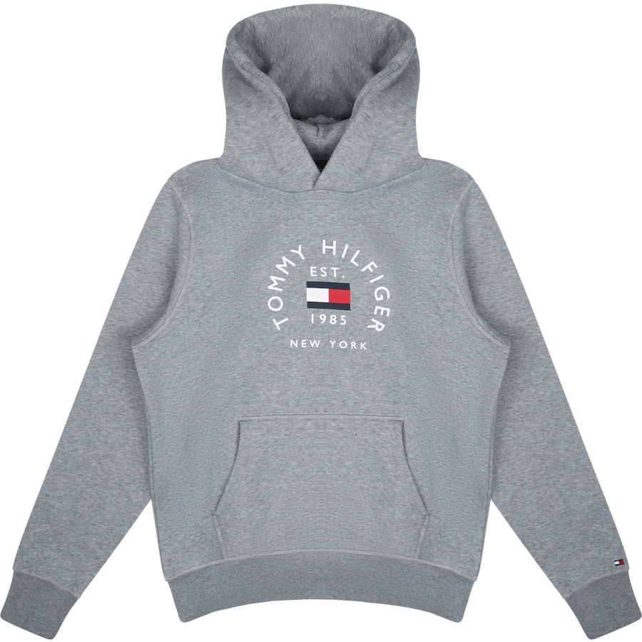 Tommy Hilfiger Hilfiger Flag Arch Hoody Zn2 - ed Speckled Dark
