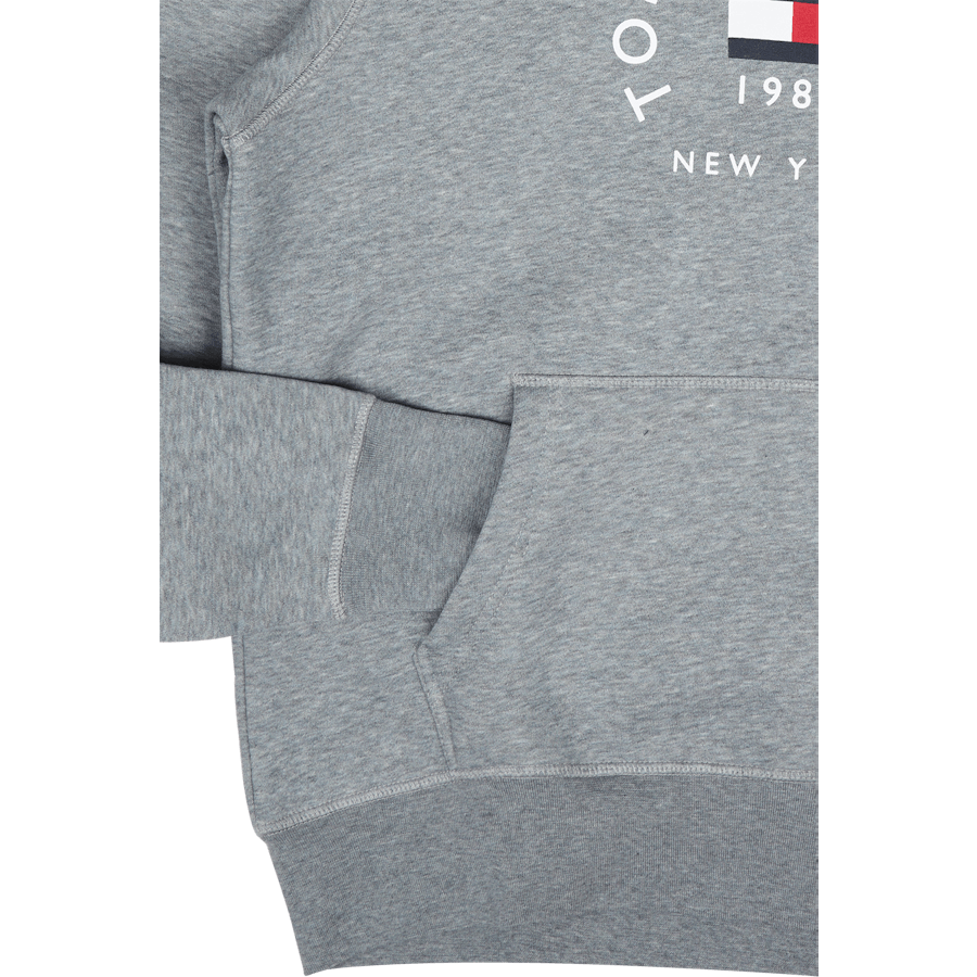 Tommy Hilfiger Hilfiger Flag Arch Hoody Zn2 - ed Speckled Dark