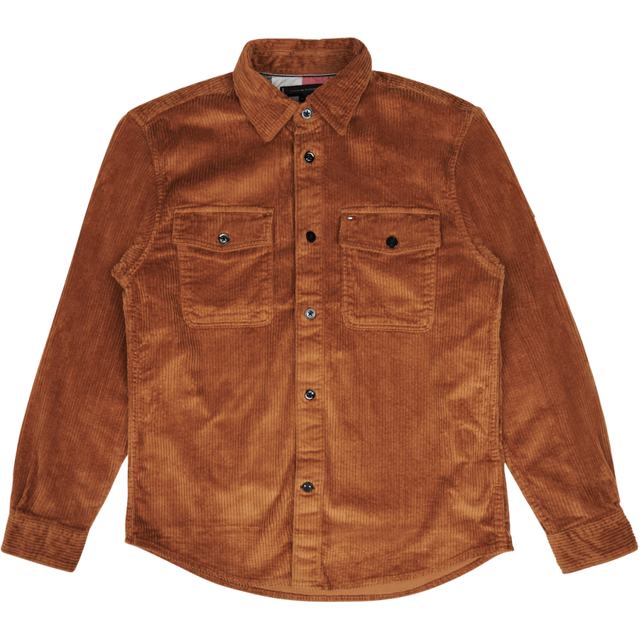 Tommy Hilfiger EU Corduroy Overshirt Gwj - Desert Khaki