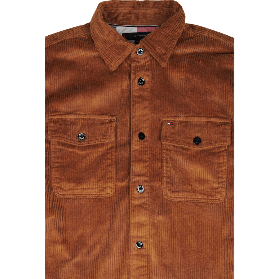 Tommy Hilfiger EU Corduroy Overshirt Gwj - Desert Khaki