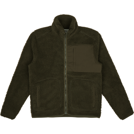 Studio Total Contrast Pile Jacket