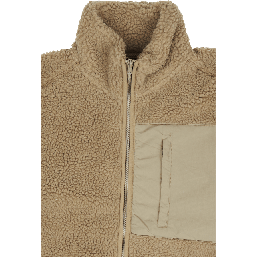 Studio Total Contrast Pile Jacket