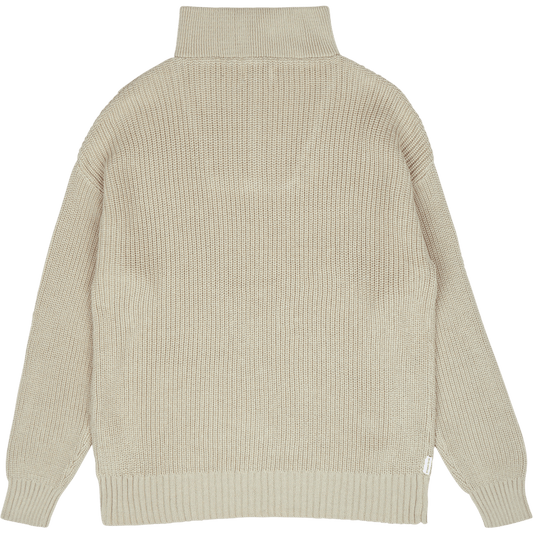 Studio Total Half Zip Ribbed Knit Kitt