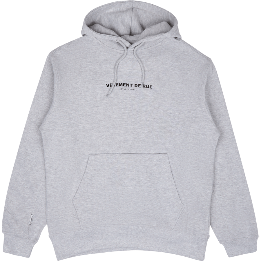 Printed Hoodie Greymelange