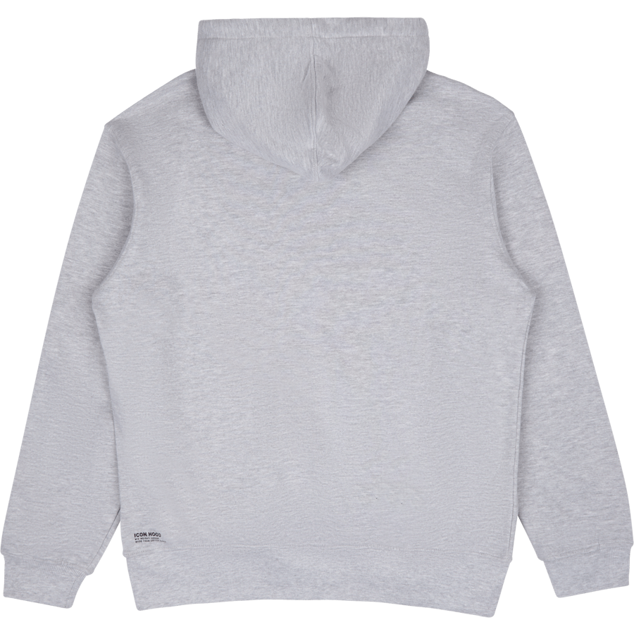 Printed Hoodie Greymelange