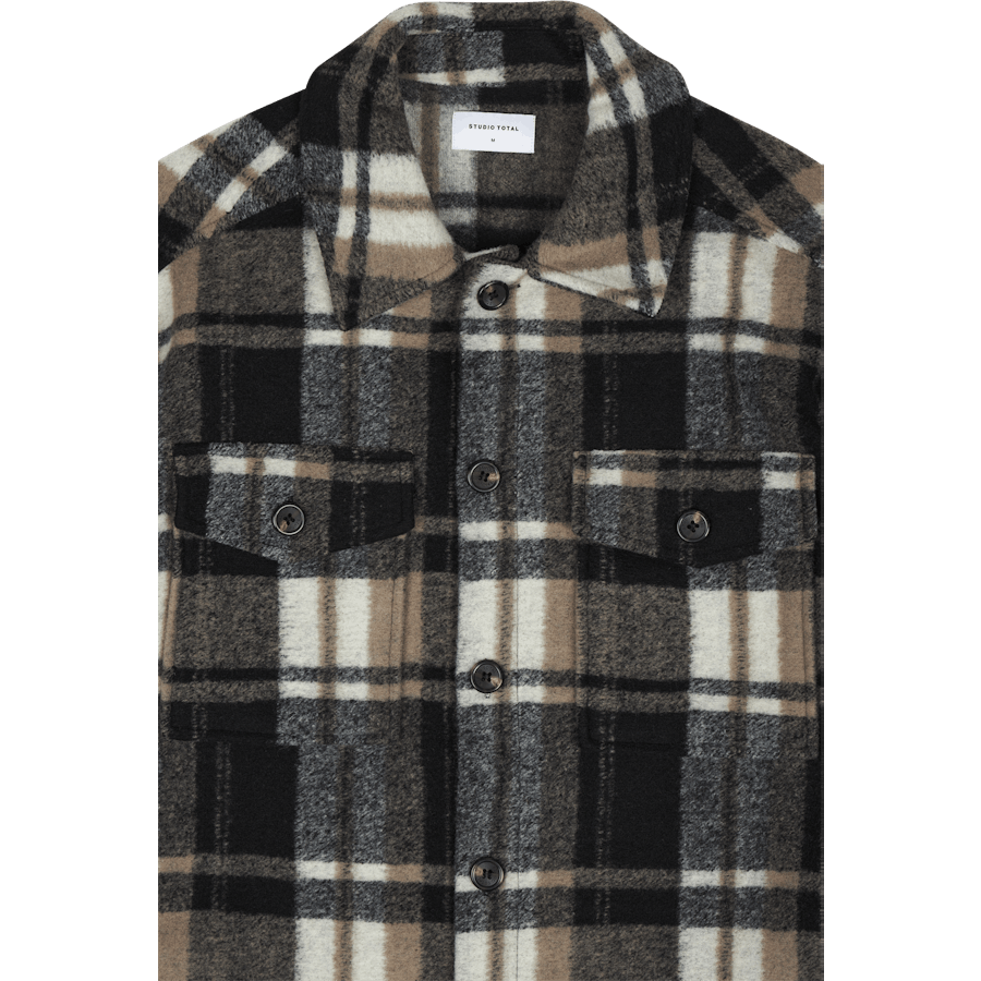 Studio Total Outdoor Rutig Overshirt Rutig