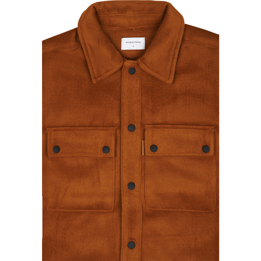 Studio Total Snap Overshirt Ochra