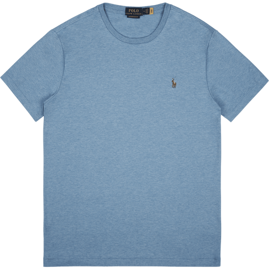 Anpassad Slim Fit Mjuk Bomulls-T-shirt Mjuk Royal Ljung