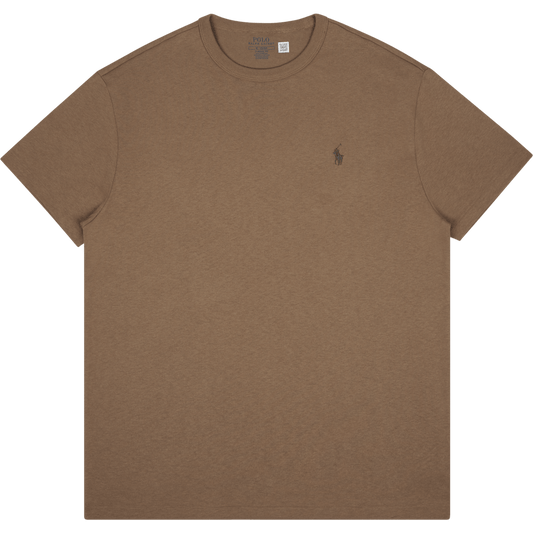 Classic Fit Jersey Crewneck T-Shirt Montana Khaki