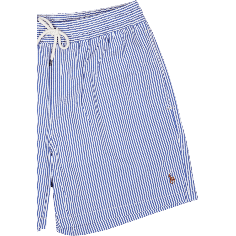 5.75-Inch Traveler Classic Swim Trunk Cruise Royal Seersucker