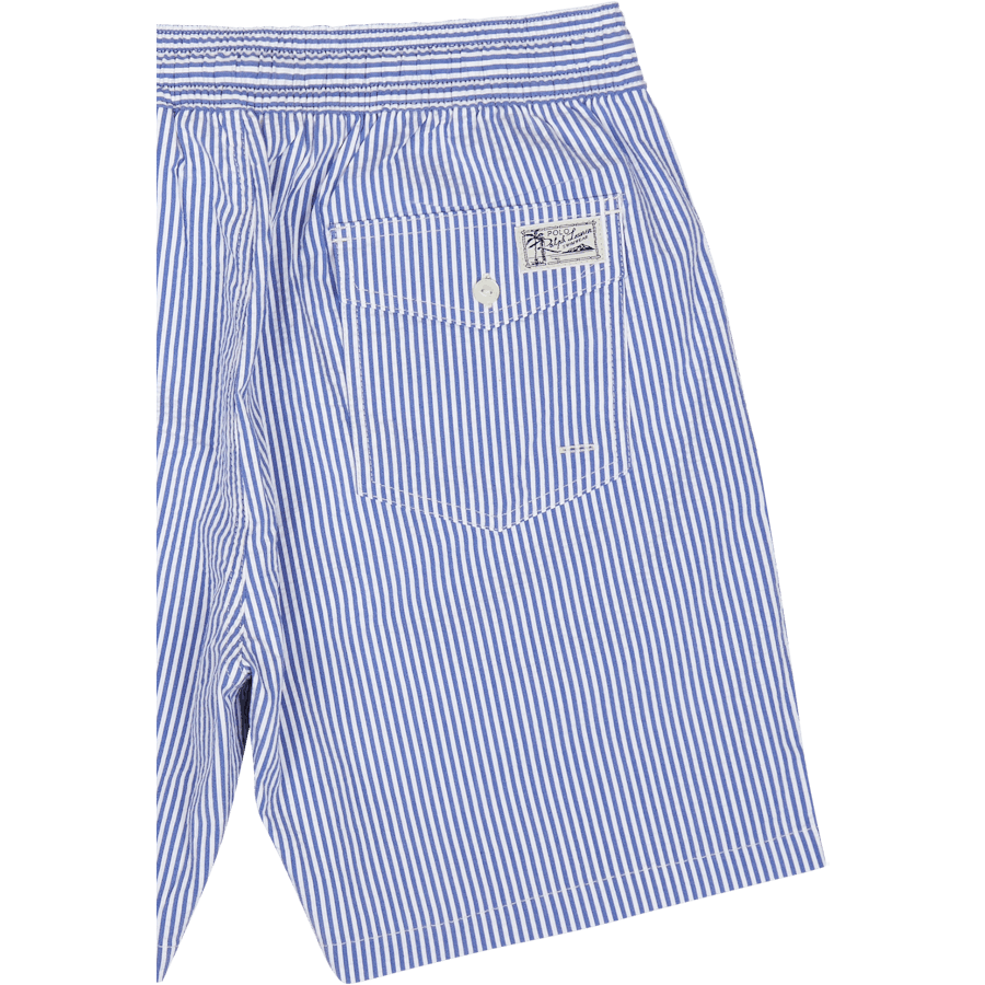 5.75-Inch Traveler Classic Swim Trunk Cruise Royal Seersucker