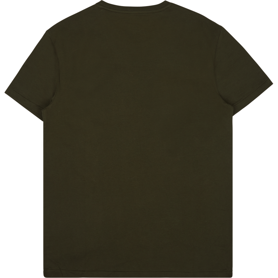 Custom Slim Fit Jersey Crewneck T-Shirt Company Olive