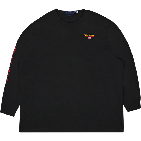 Klassisk passform Piké Sport Jersey T-shirt Piké Svart / Guld
