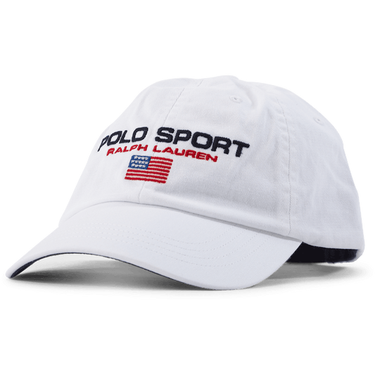 Polo Sport Twill Ball Cap Keramik Vit